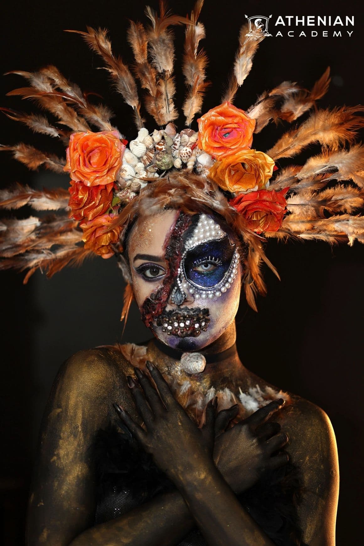 Avant-garde editorial makeup, Athenian Academy
